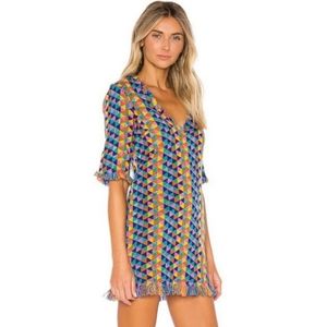 💙 House of Harlow 1960 x REVOLVE rare triangle print tunic dress